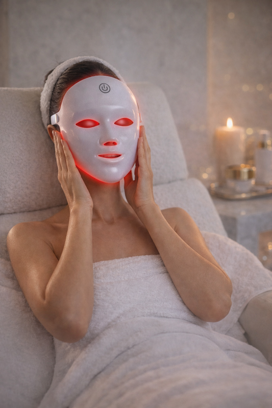 LED Facial Mask – 7 Color Light Therapy for Skin Rejuvenation & Anti-Aging