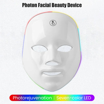 LED Facial Mask – 7 Color Light Therapy for Skin Rejuvenation & Anti-Aging
